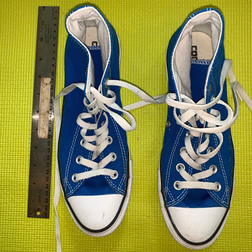Converse Blue high tops